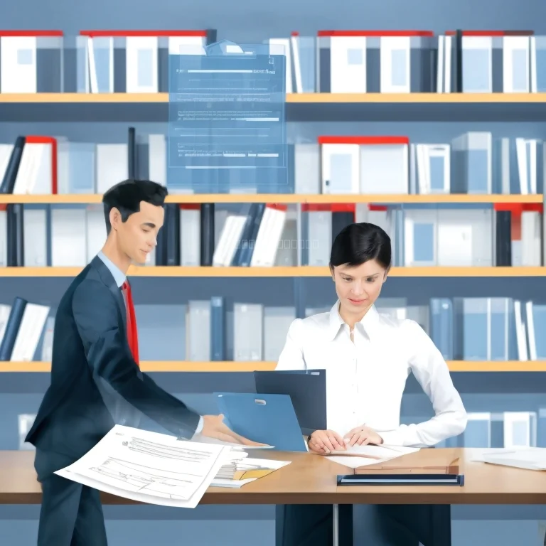 公証手続き書類のイメージ